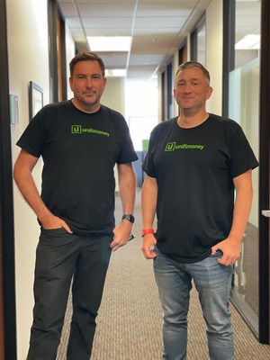 Ben Soppitt (L) Co-Founder and CEO and Ed Cortis (R) Co-Founder and CTO Unifimoney