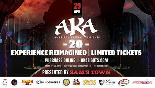 AKA 20 is Presented by Sam's Town Hotel & Casino Shreveport, LA.