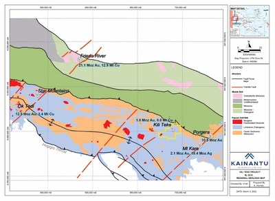 Figure 1: Kili Teke Regional Project Location (CNW Group/Kainantu Resources Ltd.)