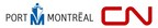The Montreal Port Authority and Canadian National reach an agreement in principle to develop the rail component of the Port of Montreal's Contrecœur expansion