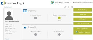 Wolters Kluwer and Courtroom Insight Extend Partnership to the Almanac of the Federal Judiciary