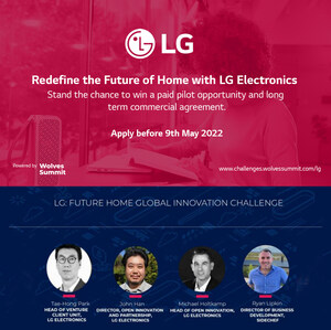 LG INTRODUCES 'FUTURE HOME GLOBAL INNOVATION CHALLENGE' AT ALPHA WOLVES SUMMIT