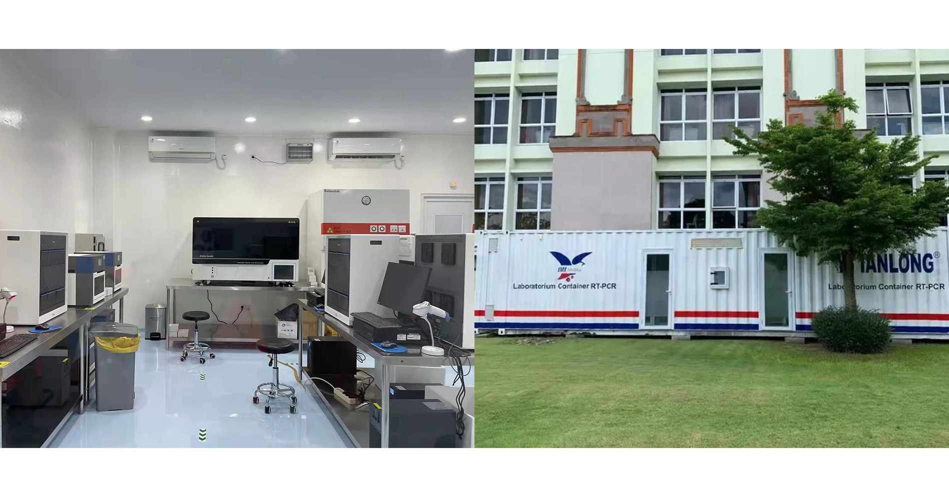 COVID-19-L&ouml;sung von Tianlong sch&uuml;tzt Passagiere auf internationalem Flughafen Jakarta in Indonesien