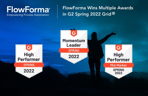 FlowForma Wins Multiple Awards In G2 Spring Grid
