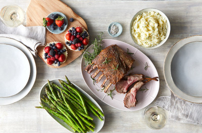 The Fresh Market offers guests a variety of Easter meal options, including a Lamb Meal for two for $49.99 that includes a French Cut Rack of Lamb or French Cut Seasoned Rack of Lamb, Seasoned Asparagus, Mascarpone Whipped Potatoes with Rosemary, and an Individual Fruit Tart.