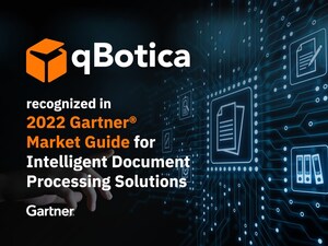 qBotica recognized in 2022 Gartner® Market Guide for Intelligent Document Processing Solutions