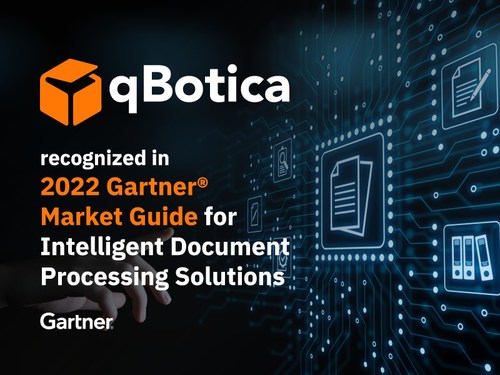 Gartner mentions qBotica in the 2022 Market Guide for Intelligent Document Processing