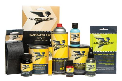 AutomotiveTouchup.com offers custom mixed OEM paint colors in pen, brush-in-bottle, aerosol spray or ready-to-spray form. It's a three-step do-it-yourself vehicle paint repair system comprised of a primer, basecoat color and a clear coat.