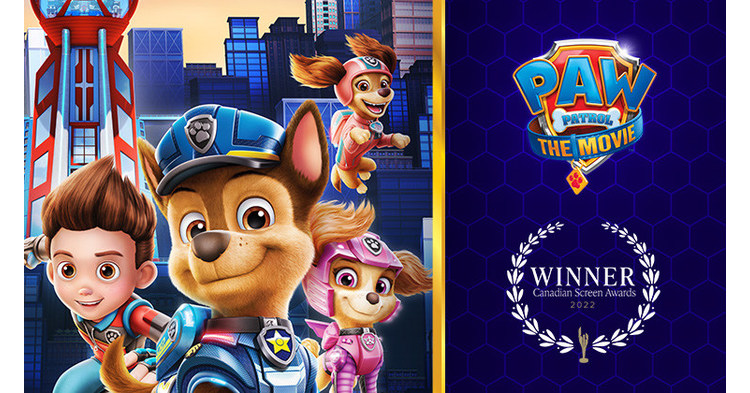 Spin Master Entertainment gewinnt den Golden Screen Award für PAW Patrol: The Movie™