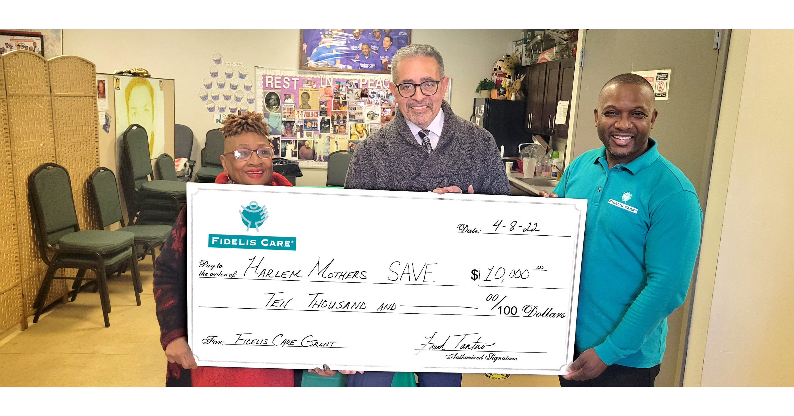 Fidelis Care Awards $10,000 to Harlem Mothers Save