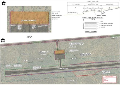 Figure 12. Proposed airport (CNW Group/Macarthur Minerals Limited)