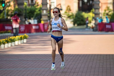 Professional marathon runner Molly Seidel prepares for success at Boston Marathon