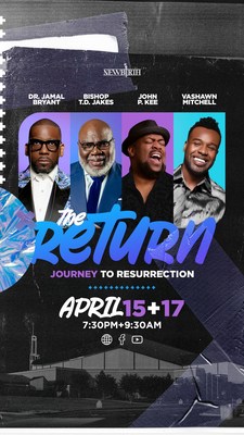 Dr. Jamal Bryant, Bishop T.D. Jakes, John P. Kee, and VaShawn Mitchell