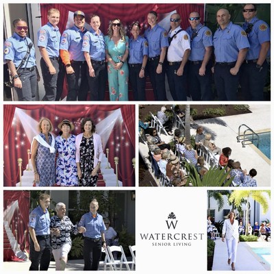 Guests lined the resort-style pool and patio of Watercrest St. Lucie West Assisted Living and Memory Care as the community hosted the ‘Forget Me Not’ Fashion Show benefitting the local chapter of Alzheimer’s Community Care.