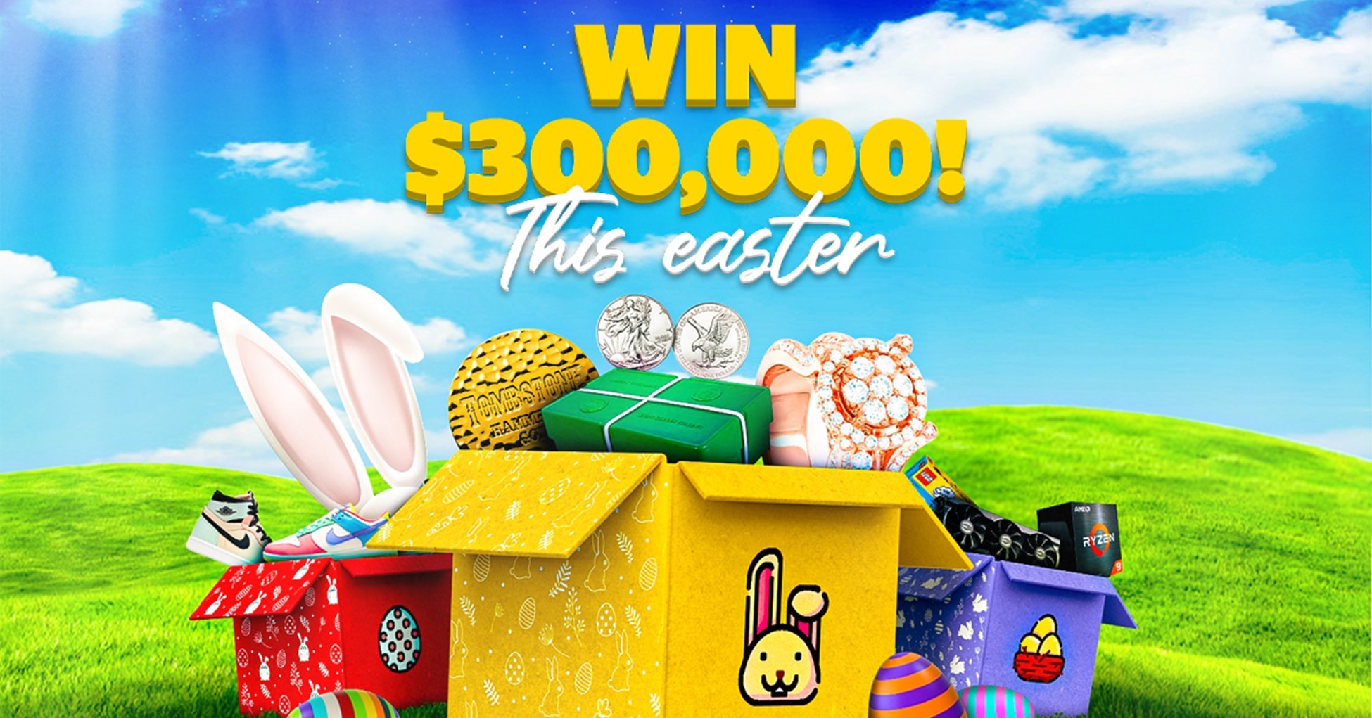 Win $300K this Easter with HypeDrop&trade;