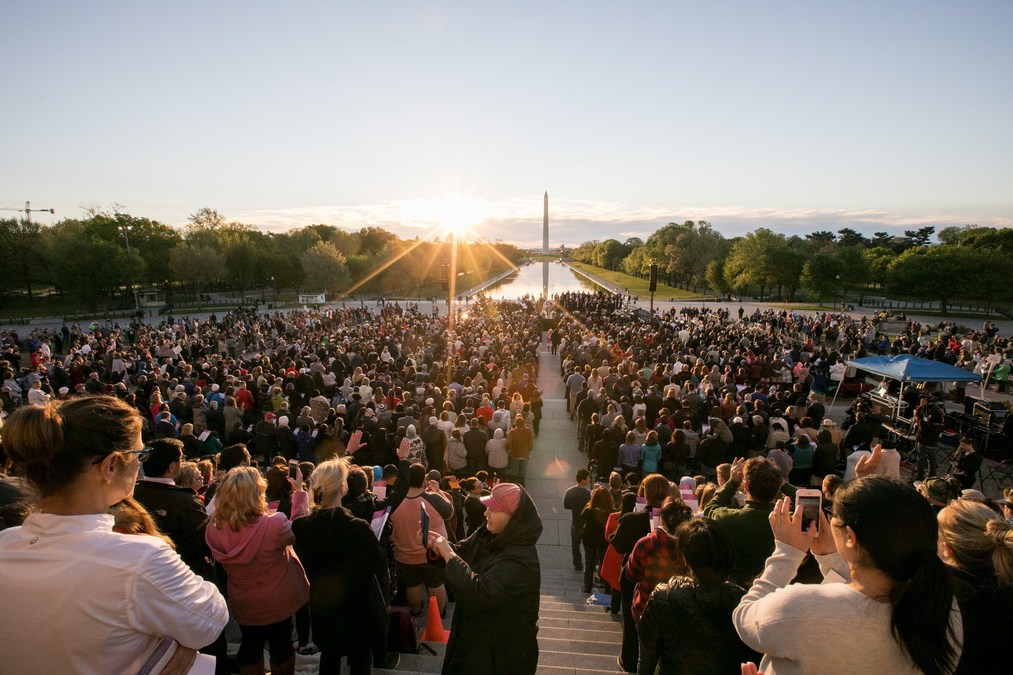 LINCOLN MEMORIAL EASTER SUNRISE SERVICE IS BACK: WASHINGTON TRADITION RETURNS IN PERSON - Vimarsana News