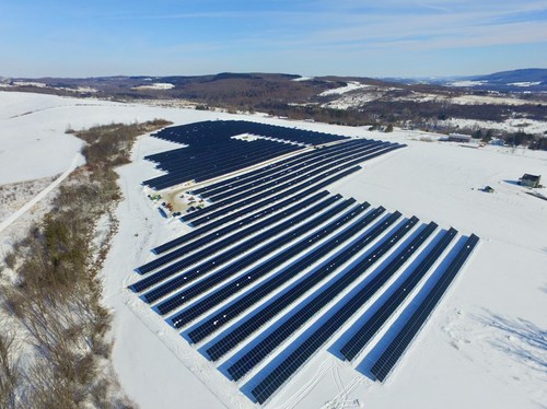 One of six ClearPath solar projects Castillo Engineering provided site optimization and value engineering for in upstate New York.