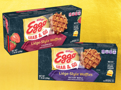 Eggo Liege-Style Waffles come in both Strawberry and Buttery Maple Flavors