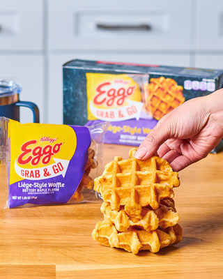 INTRODUCING EGGO® GRAB & GO LIEGE-STYLE WAFFLES:  
A DELICIOUS NEW BREAKFAST FOR BUSY, ON-THE-GO PARENTS