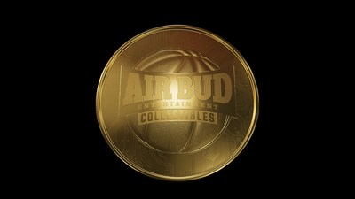 Front view of Air Bud Entertainment Collectible Token