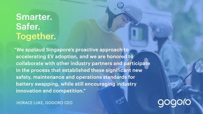 GOGORO CONTRIBUTES TO SINGAPORE’S UPDATED TR25 EV CHARGING STANDARD WITH A FOCUS ON ACCELERATING BATTERY SWAPPING FOR TWO WHEEL VEHICLES