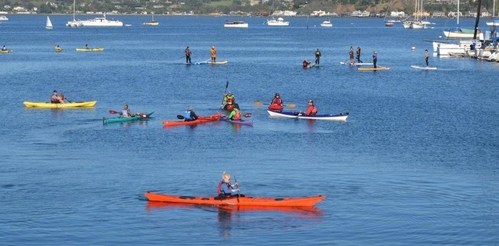 Photo Caption: (Photo courtesy of American Canoe Association) A record 37.9 million participants engaged in paddlesports like kayaking, stand up paddleboarding, canoeing and more during the pandemic in 2020 according to the Outdoor Foundation. Kayakers and stand-up paddleboarders, like those seen here, represent the largest group and fastest growing group, respectively, of paddlesports participants.
