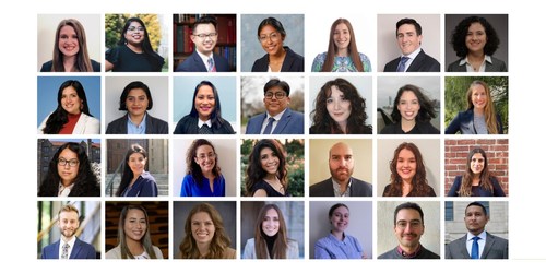 Members of the Class of 2022 Justice Fellows.
