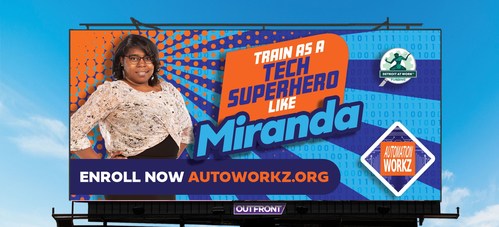 Miranda Tech Superhero Billboard