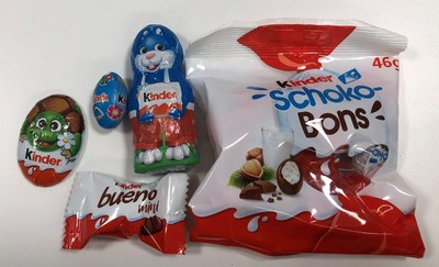 Items Included within Kinder Mix Chocolate Treats Basket