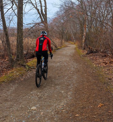 The inaugural PMC Unpaved ride will take place on Saturday, October 1, 2022, and includes two gravel routes, 31- and 50-mile options, starting and ending at Camp Mah-Kee-Nac in Lenox, Massachusetts. Credit: Pan-Mass Challenge