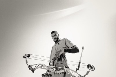 Wounded Warrior Project Warrior Gabriel George, known as the One-Armed Archer, is representing Team U.S. at the Invictus Games The Hague.