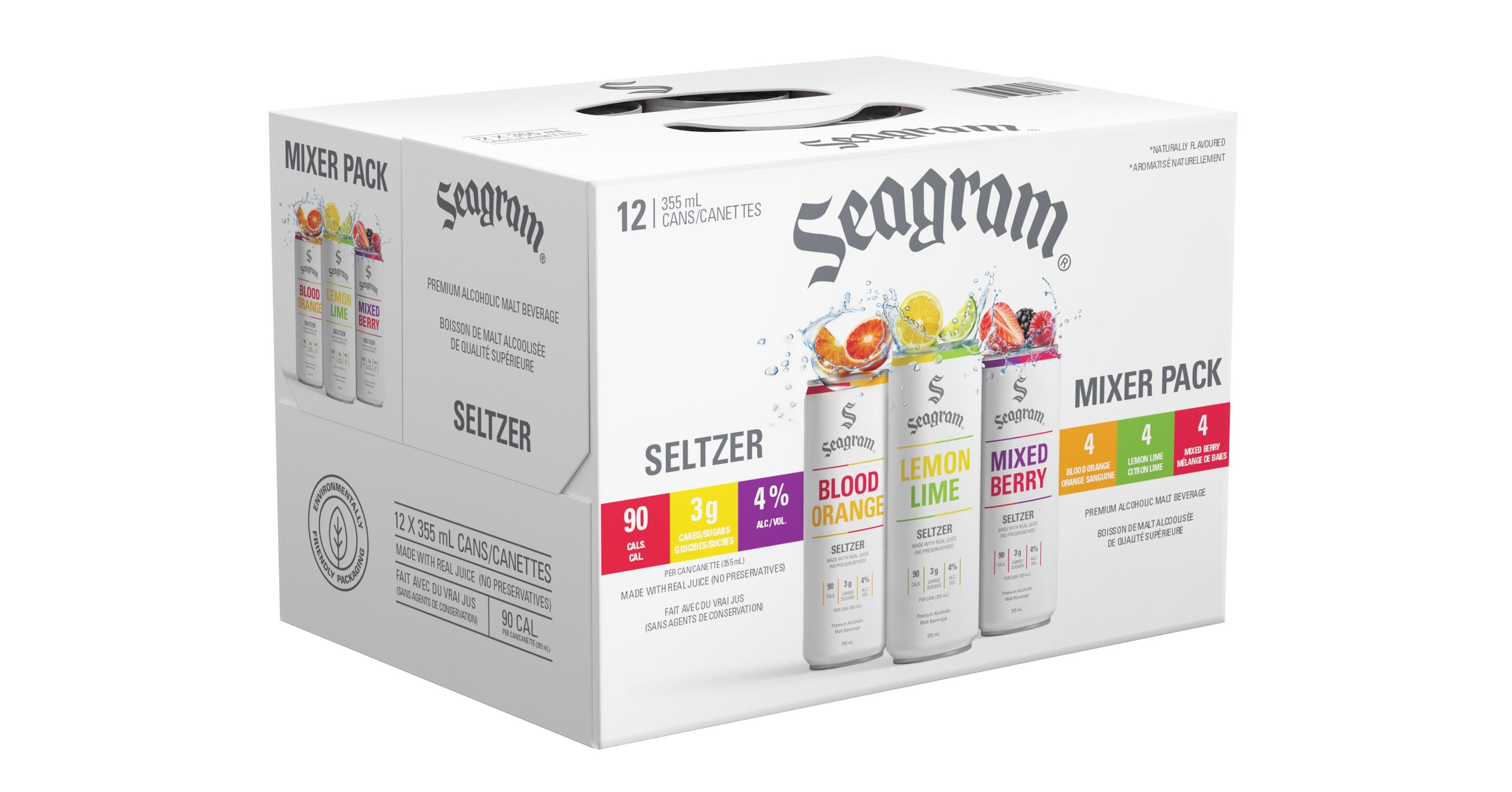 Seagram Seltzers will start your summer with a fizzy bang of fruit flavour