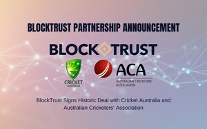 BlockTrust Signs Historic Deal with Cricket Australia and Australian Cricketers' Association
