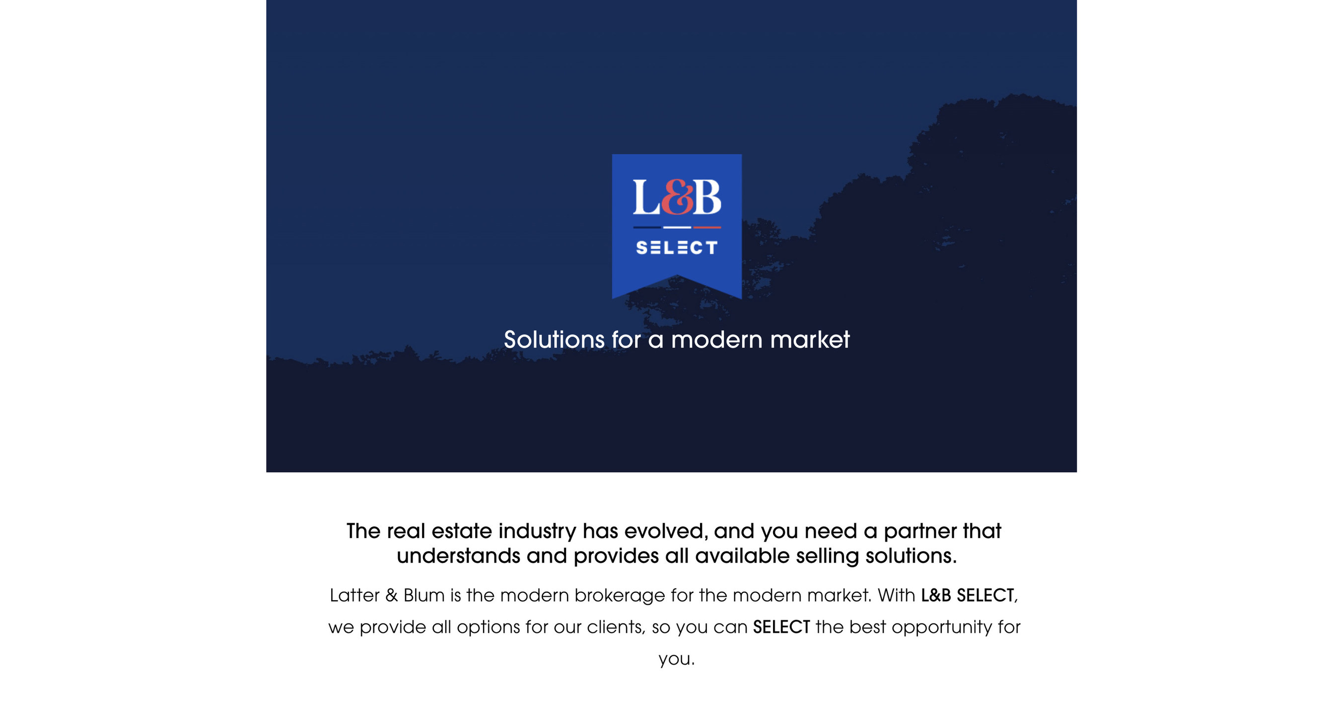 Latter & Blum Debuts zavviePowered Program for Sellers, Buyers and Renters