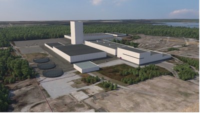 Rendering of cable manufacturing facility that is similar to what is currently anticipated at Repauno.