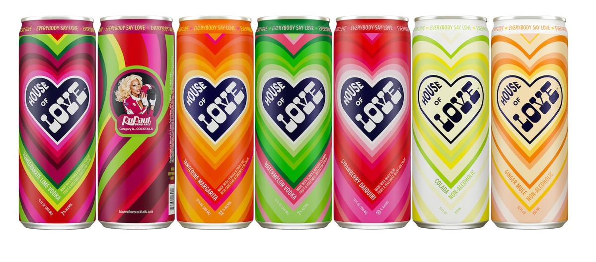 "EVERYBODY SAY LOVE!" WORLD OF WONDER AND RUPAUL LAUNCH "HOUSE OF LOVE," AN EXTRA SPECIAL COLLECTION OF PREMIUM CANNED COCKTAILS AND MOCKTAILS - Vimarsana News