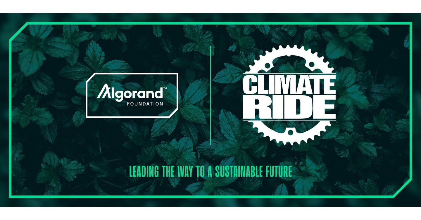 Algorand Commits $15M Over 5 Years to Environmental Nonprofit Climate Ride