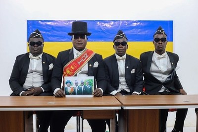 Zlodei Agency (BADS) and Eugene Lapitsky sold the Coffin Dance meme at the NFT auction to support Ukraine