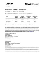 ATCO Ltd. Eligible Dividends