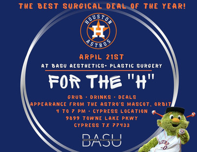 The staff of Basu Aesthetics + Plastic Surgery, located in Cypress and Houston, TX, announces an open house event, "For the H,"