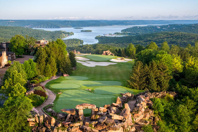 Exceptional golf courses, lakes, live entertainment theaters, and countless attractions for families are combining to drive record visitor numbers in the Branson Ozarks of SW Missouri. (Pictured: Top of the Rock Golf Course, a Jack Nicklaus design and Big Cedar Lodge amenity, overlooking Table Rock Lake)