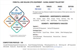 With Market Size Valued at $11.4 Billion by 2026, it`s a Healthy Outlook for the Global Form Fill and Sealing (FFS) Equipment Market