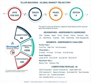 Global Tiller Machines Market to Reach $3.1 Billion by 2026