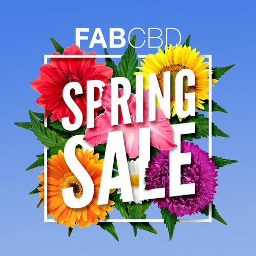 FAB CBD begins it's Spring sale today, for 25% off site wide through April 22.