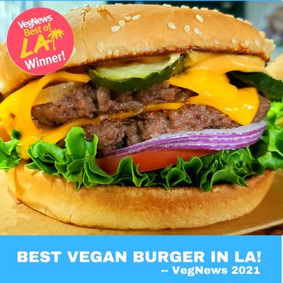 Best Vegan Burger in LA by VegNews.