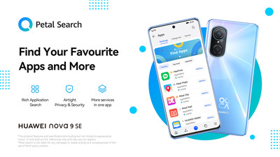 Encontre seus aplicativos favoritos e muito mais com o Petal Search (PRNewsfoto/Petal Search, Huawei)