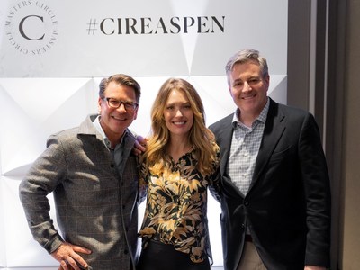 Christie's International Real Estate co-CEOs Thad Wong and Mike Golden (L-R) with conference keynote speaker Amy Purdy, three-time Paralympic medalist and NYT best-selling author.