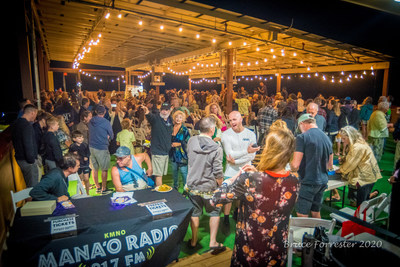 Community Radio Stations connect with listeners at live event hosted by Mana'o Radio in Maui, Hawaii. Photo by Bruce Forrester.
