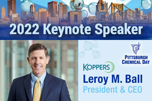 Koppers President and CEO Leroy Ball to Present Keynote Address At Pittsburgh Chemical Day 2022