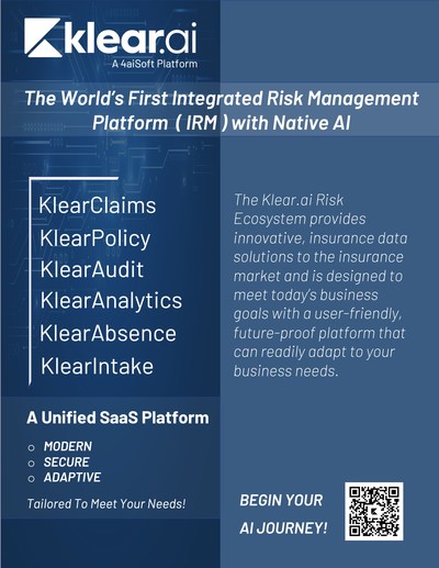 The Klear.ai Risk Ecosystem provides innovative, insurance data solutions to the insurance market and is designed to meet today's business goals with a user-friendly, future-proof platform that can readily adapt to your business needs